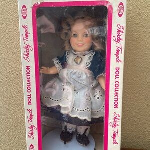 Shirley Temple Vintage-Style Blue & White Doll